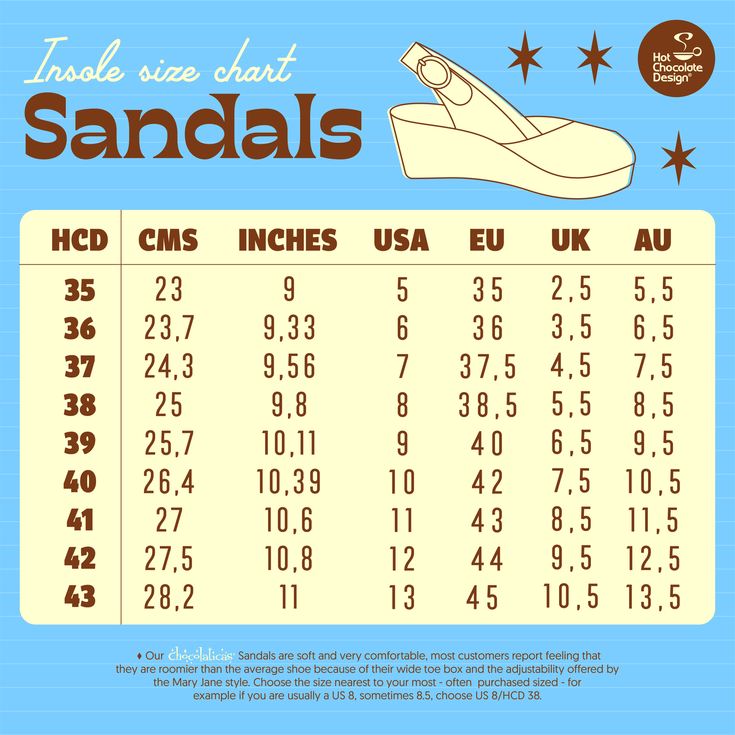 Chocolaticas® Bellanoire Women's Sandal