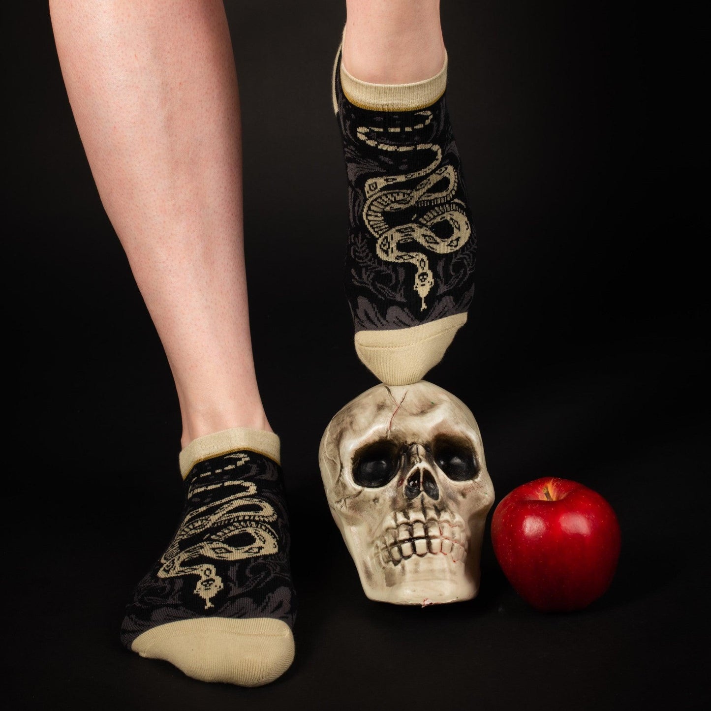 Danger Noodle Snake Ankle Socks