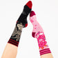 Cute Baphomet Goat Crew Socks