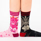 Cute Baphomet Goat Crew Socks