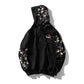 Flowers and Birds Embroidery Hoodie