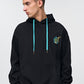 Flying Blue Dragon Embroidery Hoodie
