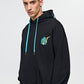 Flying Blue Dragon Embroidery Hoodie