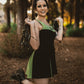 Slay Squad Sleeveless Dress - Black Bengaline Cheer-Inspired Dress with “Slay” Graphic (Sunnydale Edition)