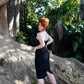 Cobbweb Embroidered Bandage Dress