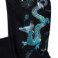 Flying Blue Dragon Embroidery Hoodie