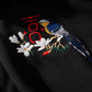 Flowers and Birds Embroidery Hoodie