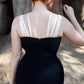 Cobbweb Embroidered Bandage Dress