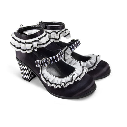 Chocolaticas® Mid Heels Arlequin Women's Mary Jane Pump