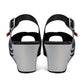 Chocolaticas® Black Birds Women's Sandal