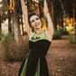 Slay Squad Sleeveless Dress - Black Bengaline Cheer-Inspired Dress with “Slay” Graphic (Sunnydale Edition)