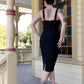 Bone Cutout Bandage Dress