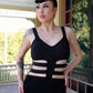 Bone Cutout Bandage Dress