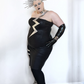 Lightning Asymmetrical Bandage Dress