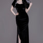 Grim Reaper Velvet Gown + Removable Hood
