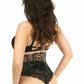 Fishnet Mini Cincher With Clasps