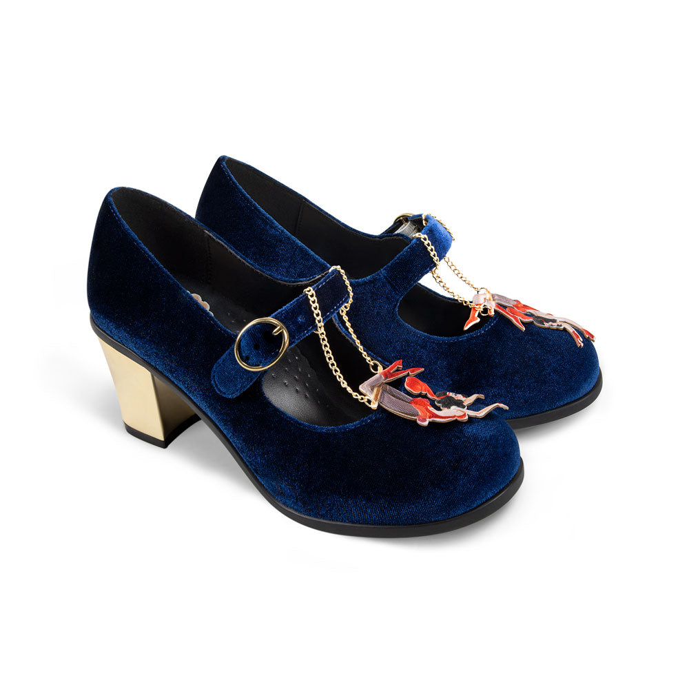 Chocolaticas® Mid Heels Les Dames Du Cirque Women's Mary Jane Pump