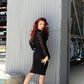 Deborah Asymmetrical Lace Dress
