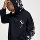 Flowers and Birds Embroidery Hoodie