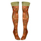 Mushroom Fairy Printed Stay Up Stockings