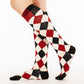 Haunting Harlequin Knee High Socks