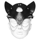 Faux Leather Cat Mask