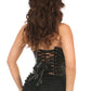 Black Patent Underwire Bustier
