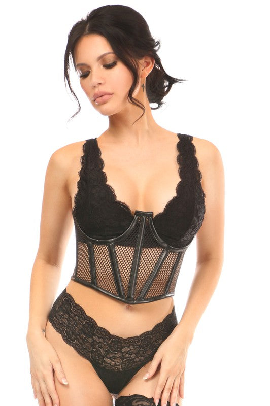 Fishnet Underbust Corset