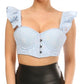 Powder Blue Bustier