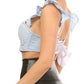 Powder Blue Bustier