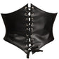 Black Faux Leather Waist Belt