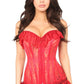 Red Lace Corset (Plus Sizing Available)