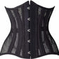 Fishnet Under Bust Over Hip Corset